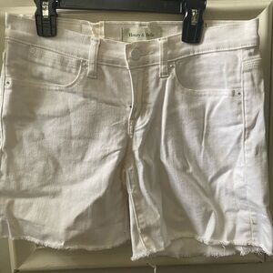 Henry & Belle White Jean Shorts Casual Summer Essential